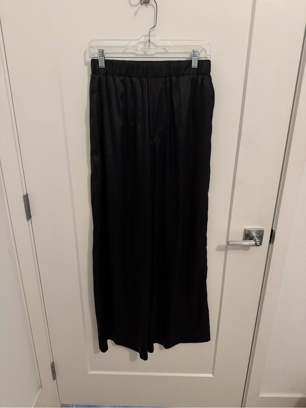 Daily Drills Black Wide-Leg Pants
